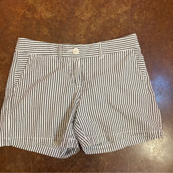 Ladies Crown and Ivy Striped Shorts - Picture 1 of 4